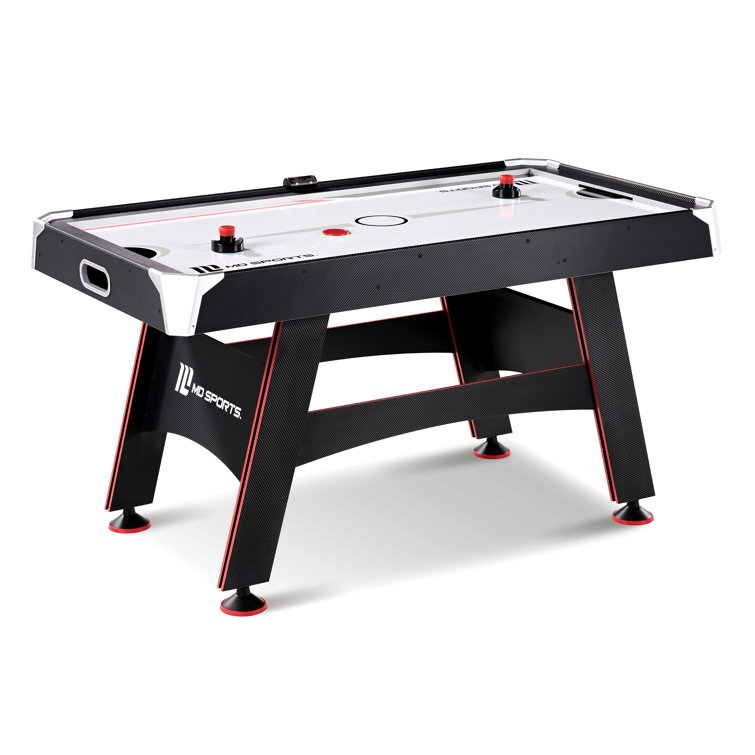 COSTWAY Table De Hockey à Air Avec Ventilateur 12V & Pointage Manuel